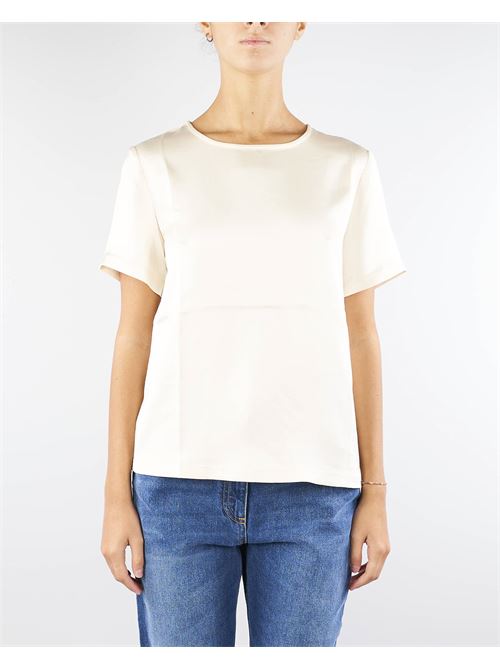 Satin and jersey T-shirt Max Mara Weekend MAX MARA WEEKEND | Blouse | GILBERT2